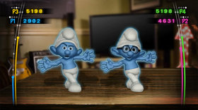 Smurfs Dance Party Screenshot from Shacknews