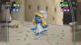 Smurfs Dance Party Screenshot from Shacknews