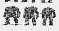 MechWarrior Online 'Atlas Mech' Concept Art