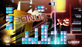 Lumines: Electronic Symphony Screenshot from Shacknews