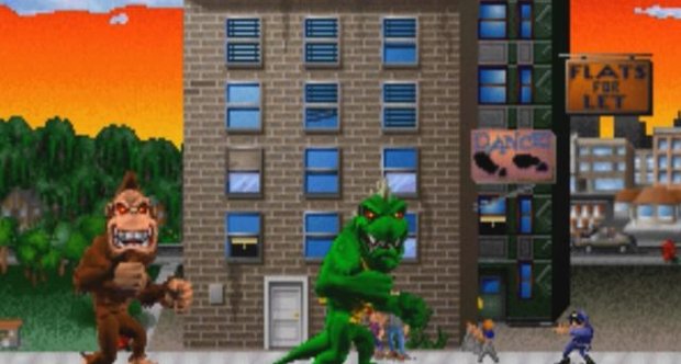 Rampage arcade game image