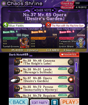 Theatrhythm Final Fantasy Screenshot from Shacknews