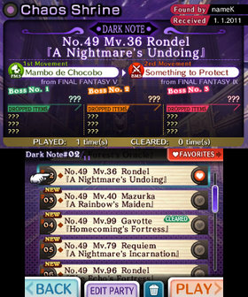 Theatrhythm Final Fantasy Screenshot from Shacknews