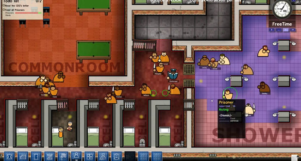 Prison Architect trailer snaps