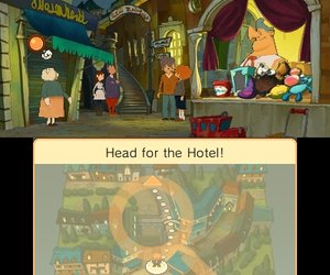 Professor Layton and the Miracle Mask Screenshots