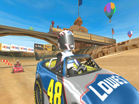 NASCAR Kart Racing Screenshot from Shacknews
