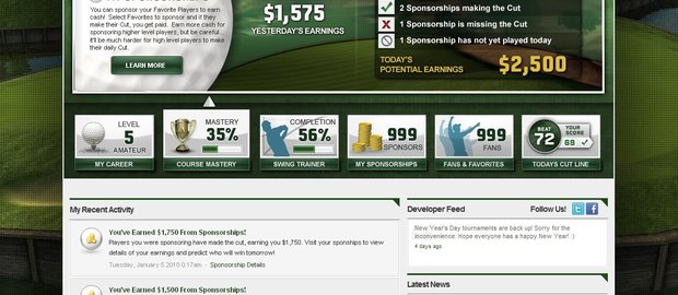 Tiger Woods PGA Tour Online News