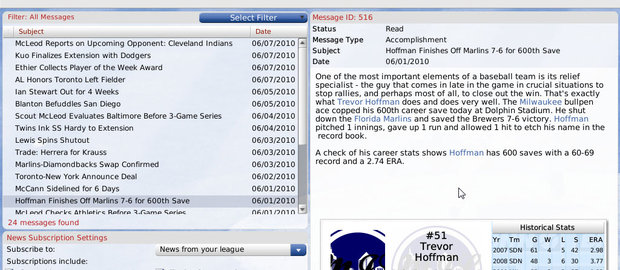 Out of the Park Baseball 11 News