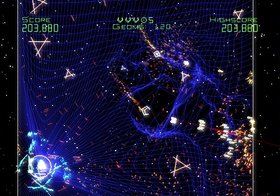Geometry Wars: Galaxies Screenshot from Shacknews