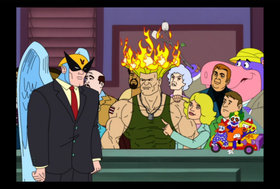 Harvey Birdman: Attorney at Law Screenshot from Shacknews