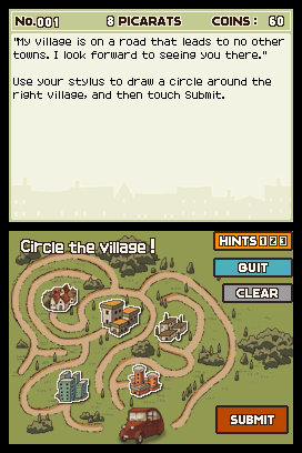 Professor Layton and the Curious Village Screenshots