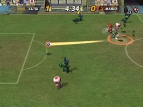 Super Mario Strikers Screenshot from Shacknews