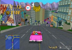Simpsons Road Rage Screenshot from Shacknews