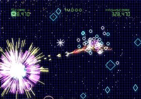 Geometry Wars: Galaxies Screenshot from Shacknews