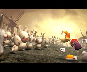 Rayman Raving Rabbids Screenshots