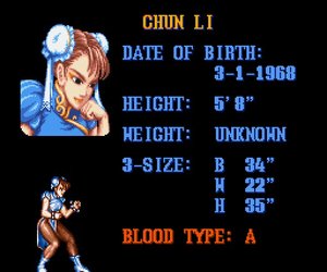 Street Fighter II: The World Warrior Chat